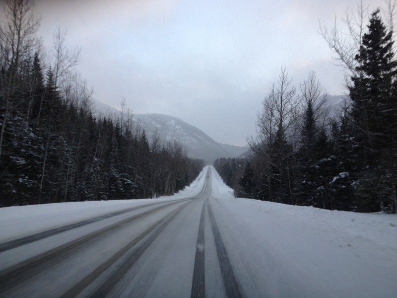 Backcountry snowshoeing trip in the Chic-Choc Mountains, Gaspesia ...