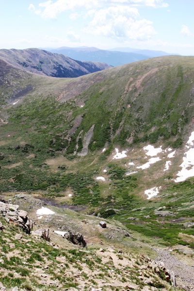 The influence of mining is evident throughout Colorado. The solitary cabin in this high mountain valley would have been a harsh existence. 