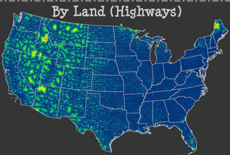 the road to nowhere map