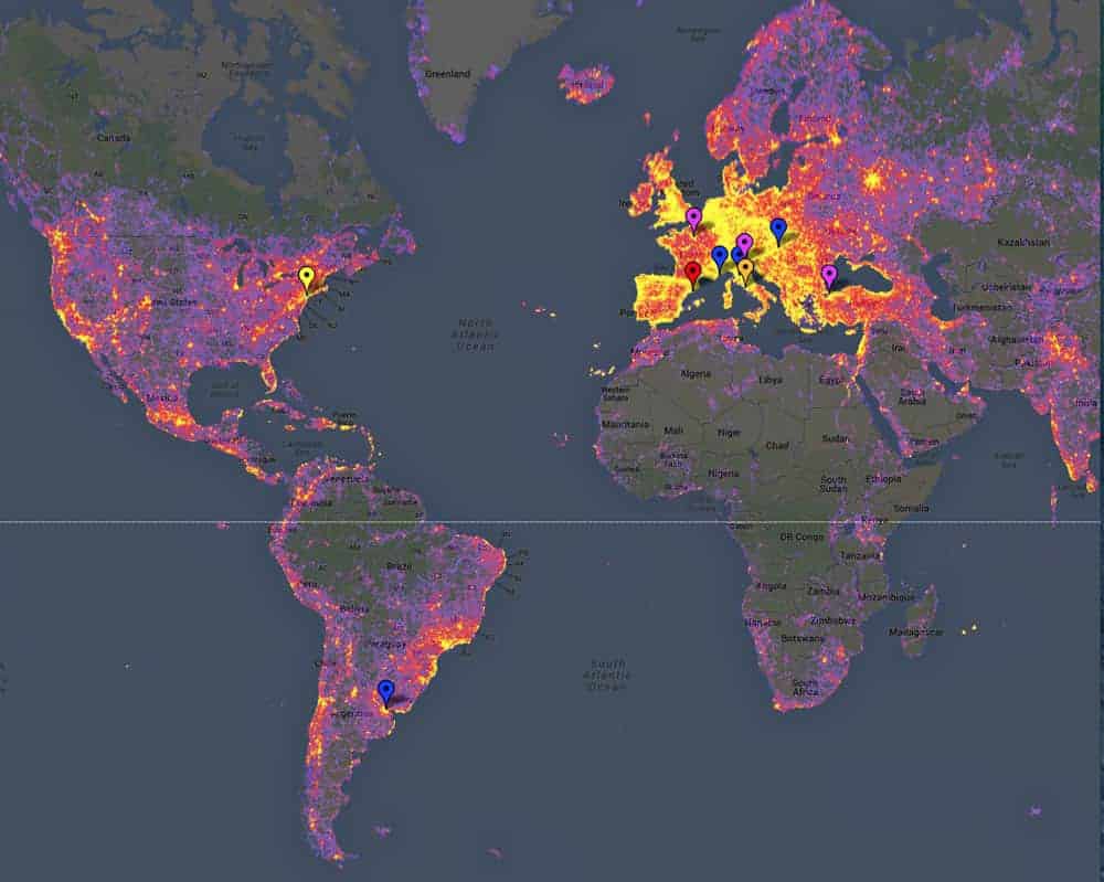 Heat Map. Карта самых фотографируемых мест. Интерактивные карты на уроках географии. Карта amazing. Карты с 15 лет