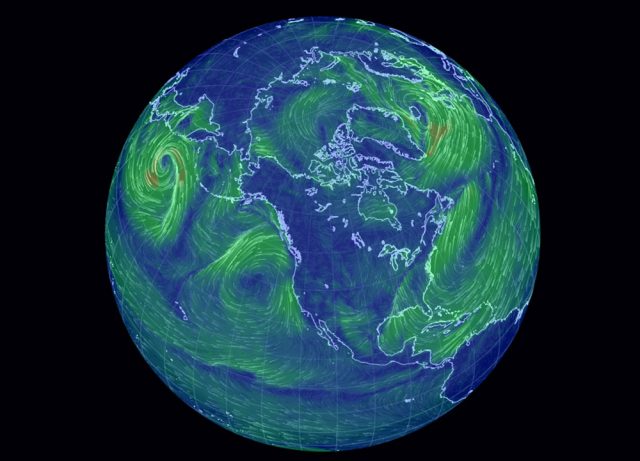 Map of the Week: Global Wind Currents in Real Time - Expedition Portal