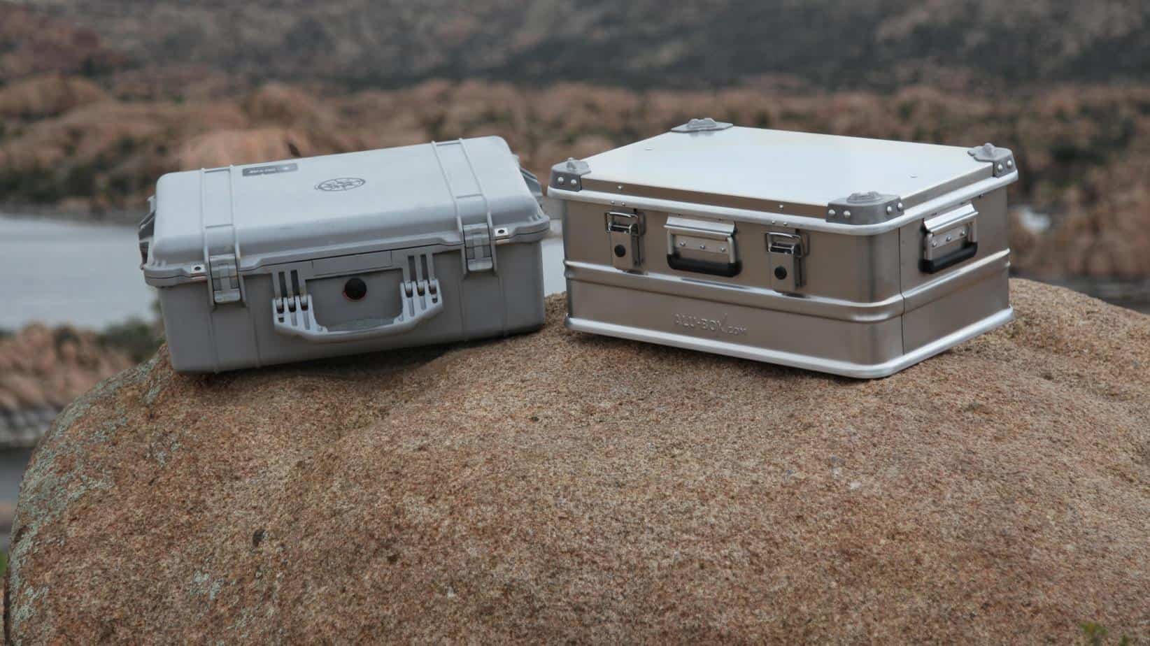 aluminum box