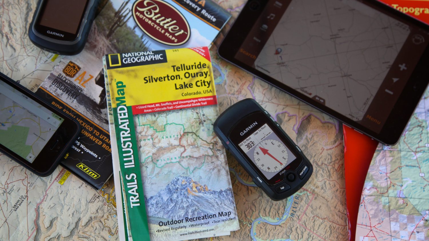 Head to Head Paper Maps vs. GPS Expedition Portal