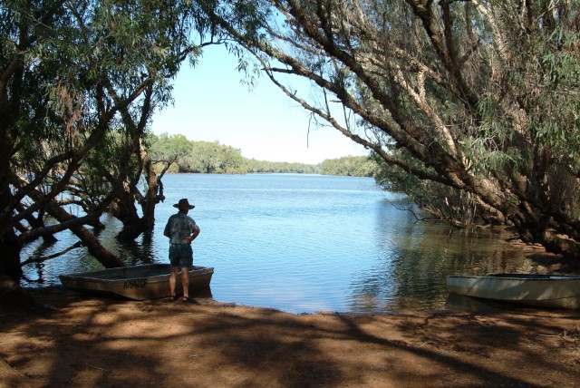 17-Nicholson River was used by survey party to access border