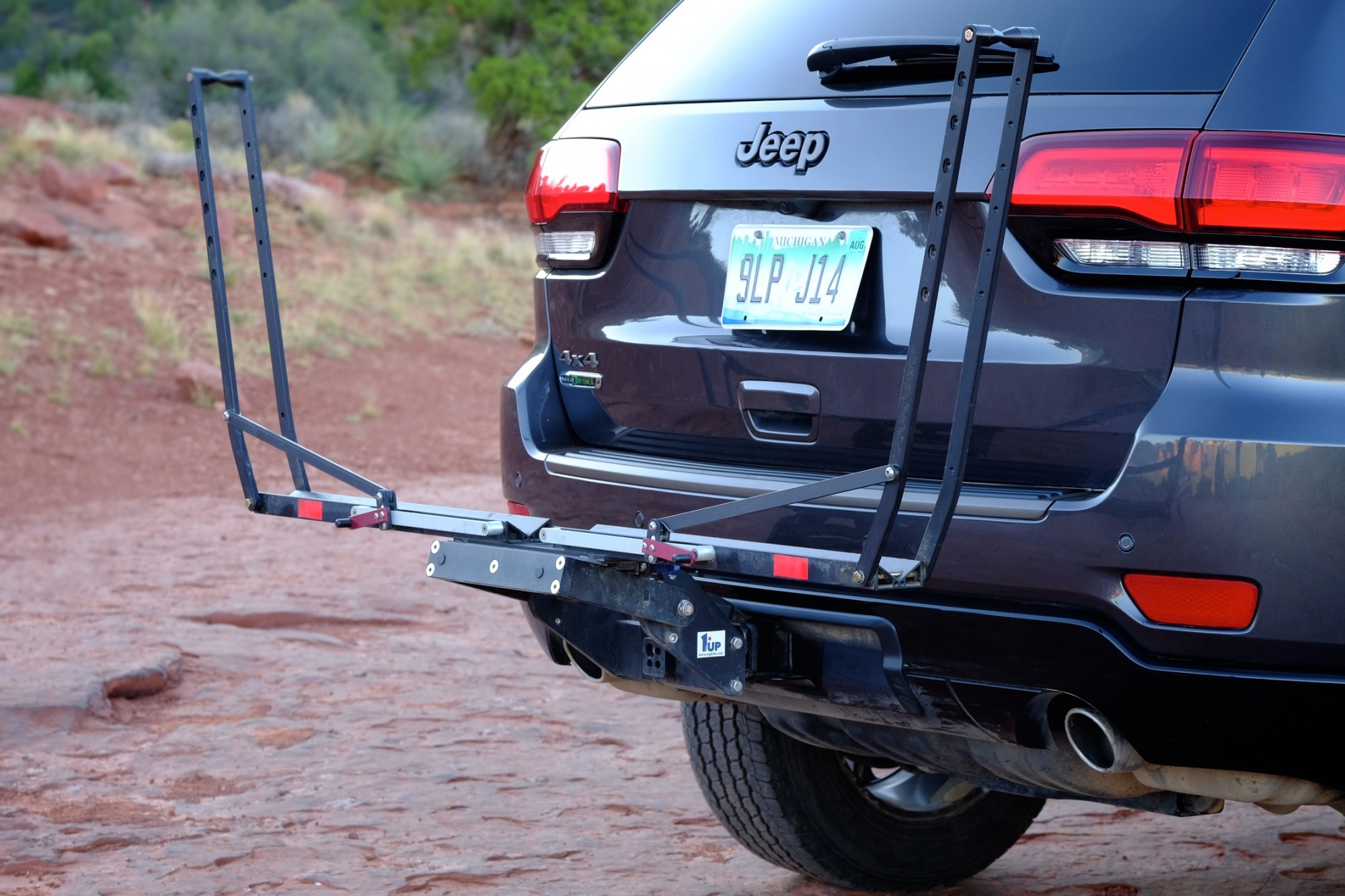 one up hitch rack