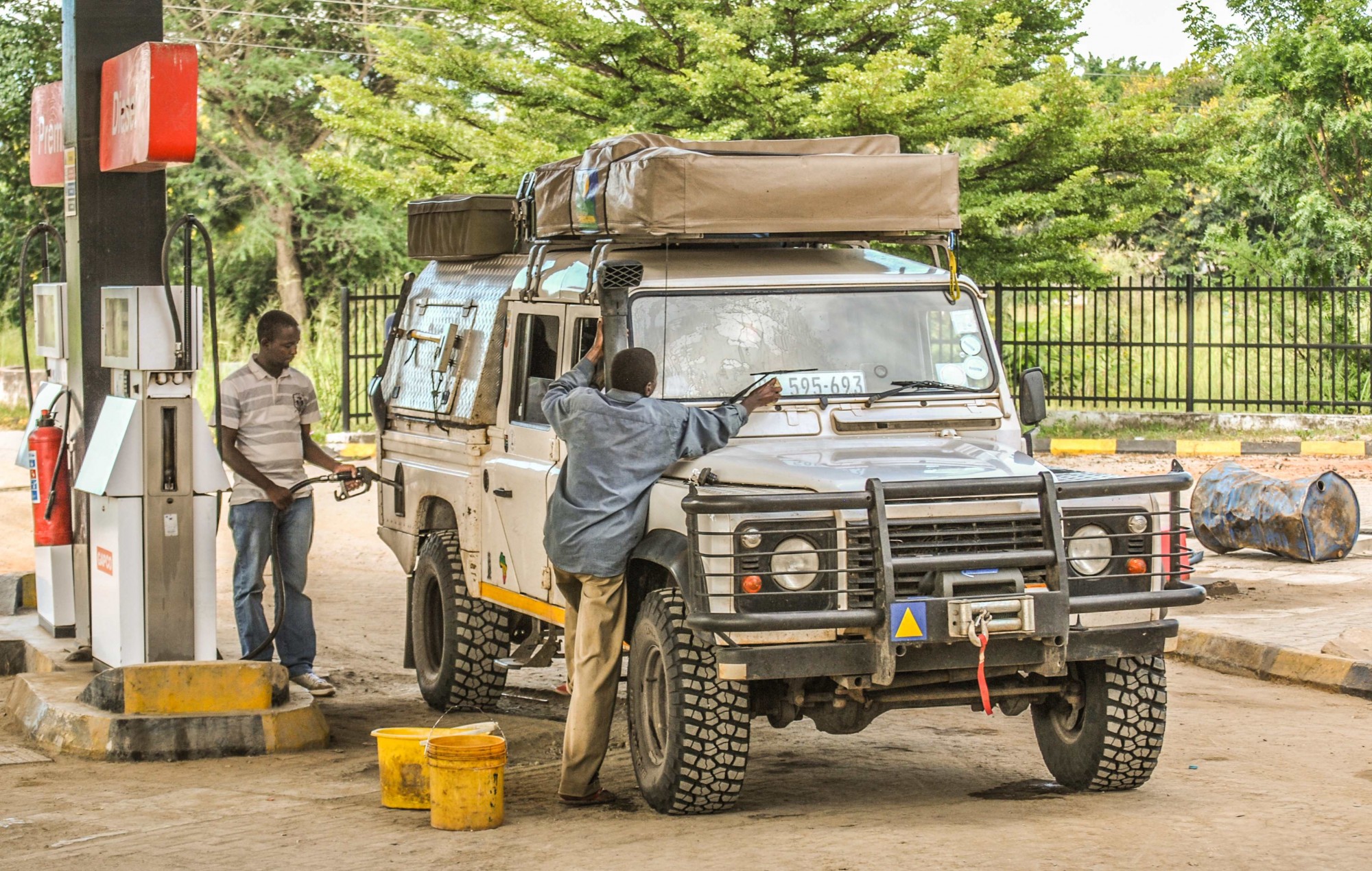 filling up in Mozambique