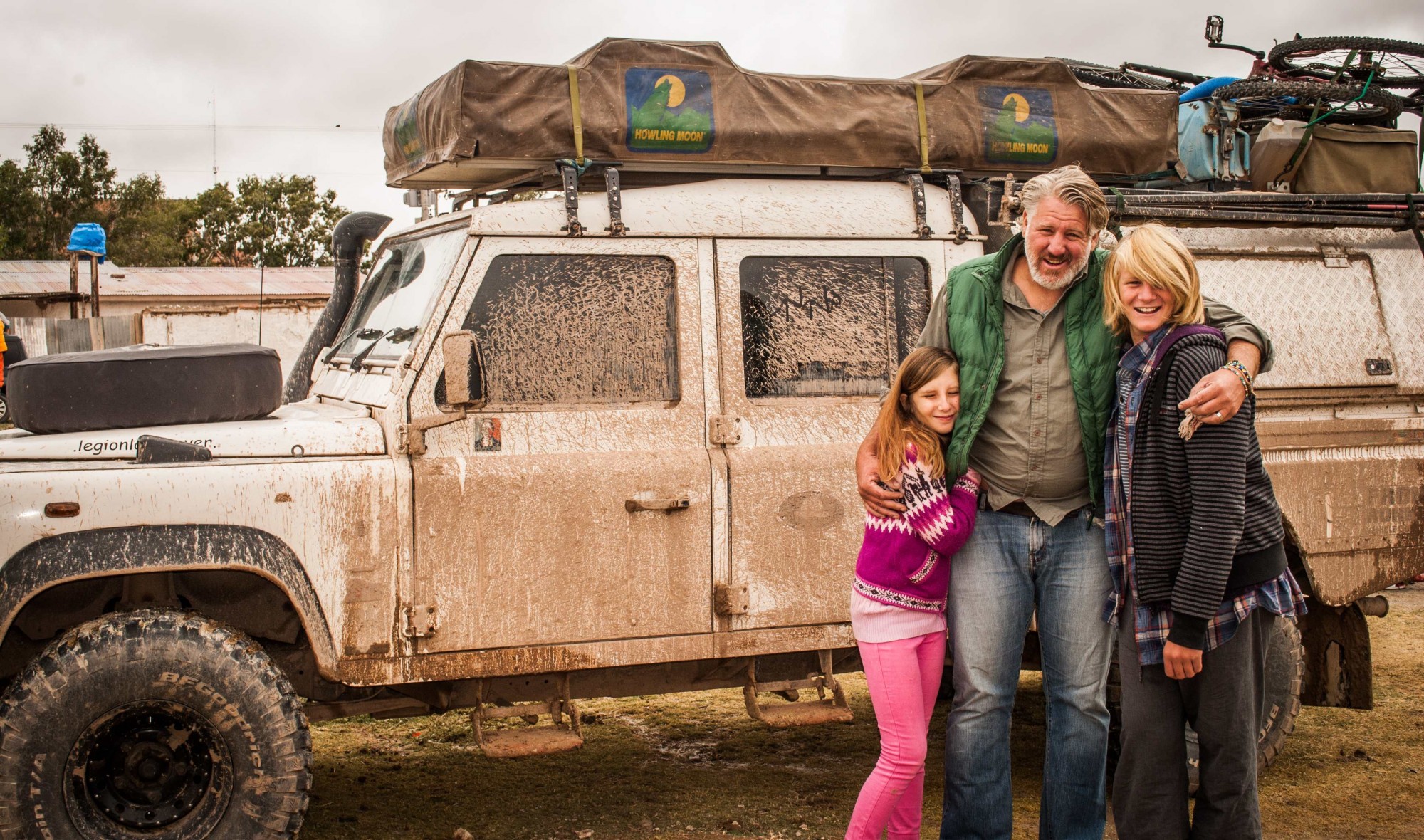 Jessica, Graeme and Keelan, Bolivia. 2015