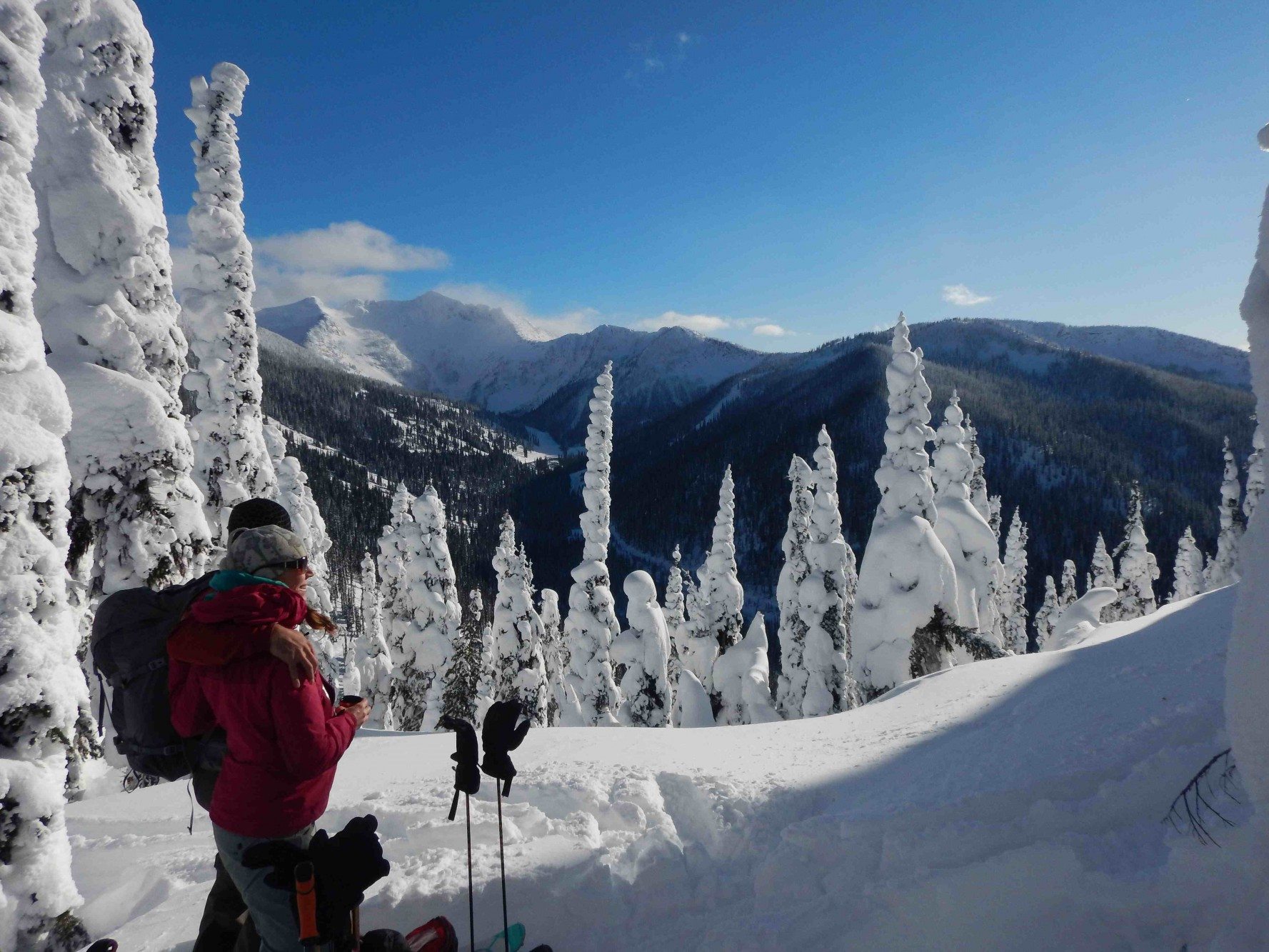 h and d ski touring in nelson photo randy williams