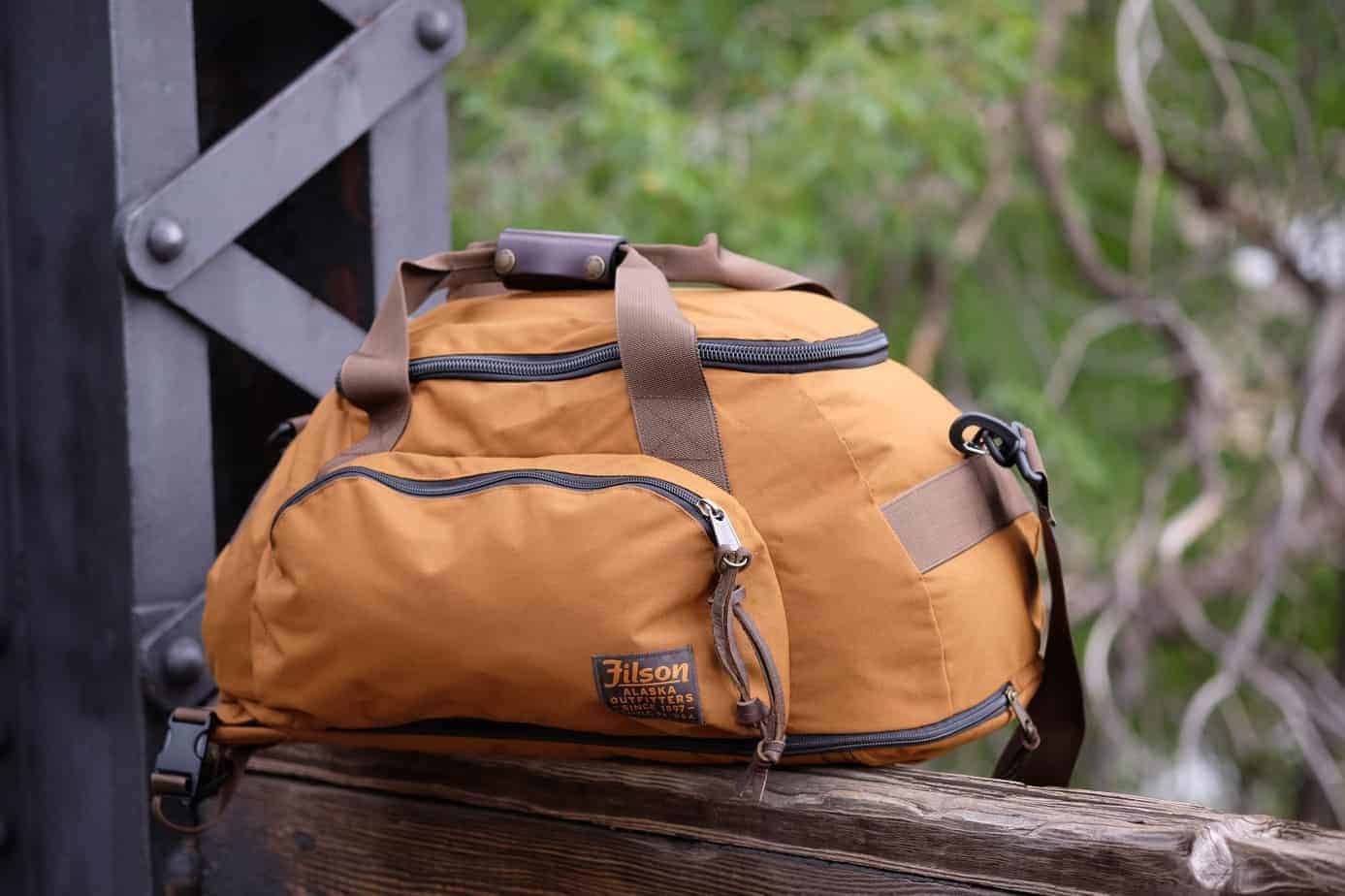 filson duffle pack review