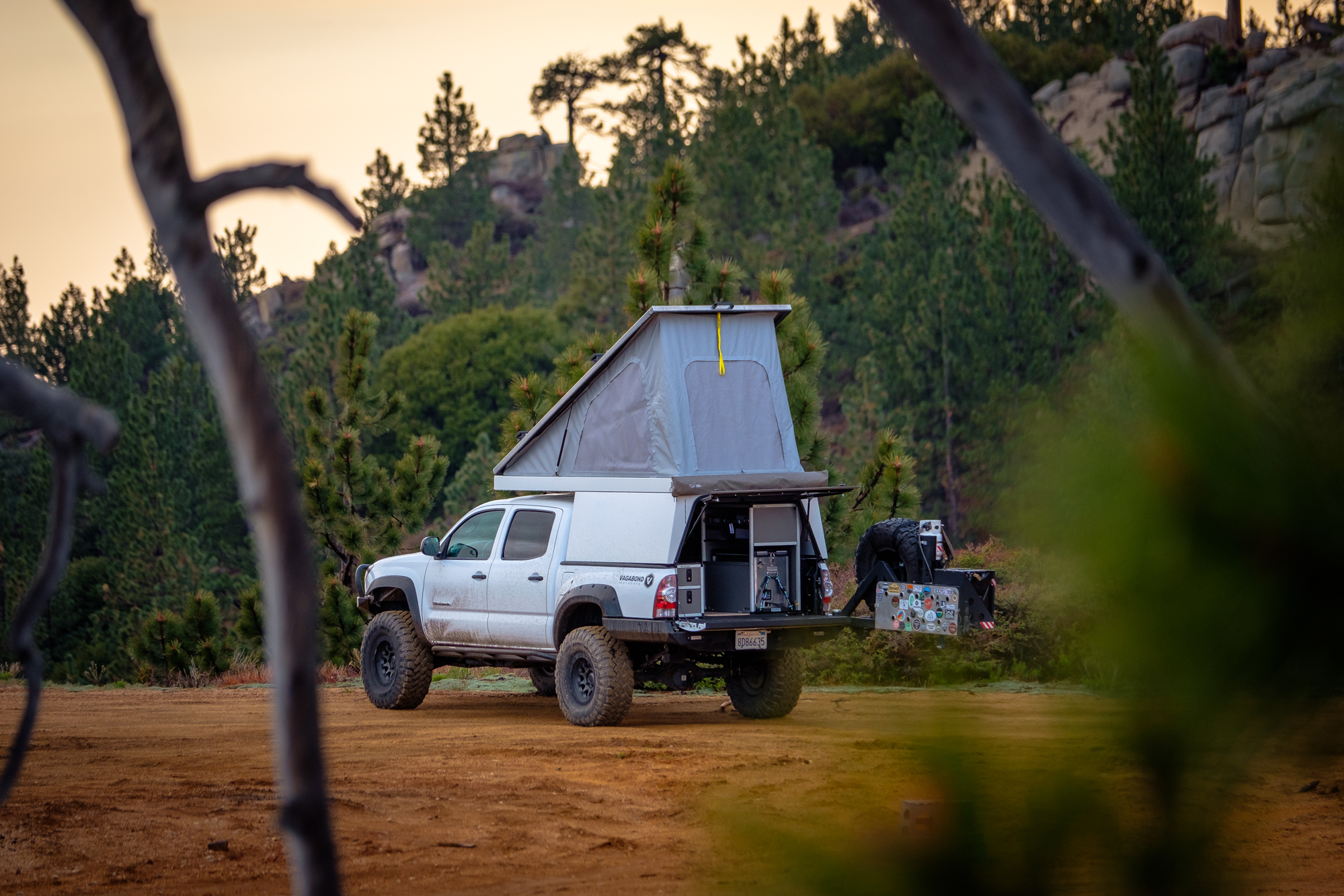 DIY Wedge-style camper on a Ram 2500 