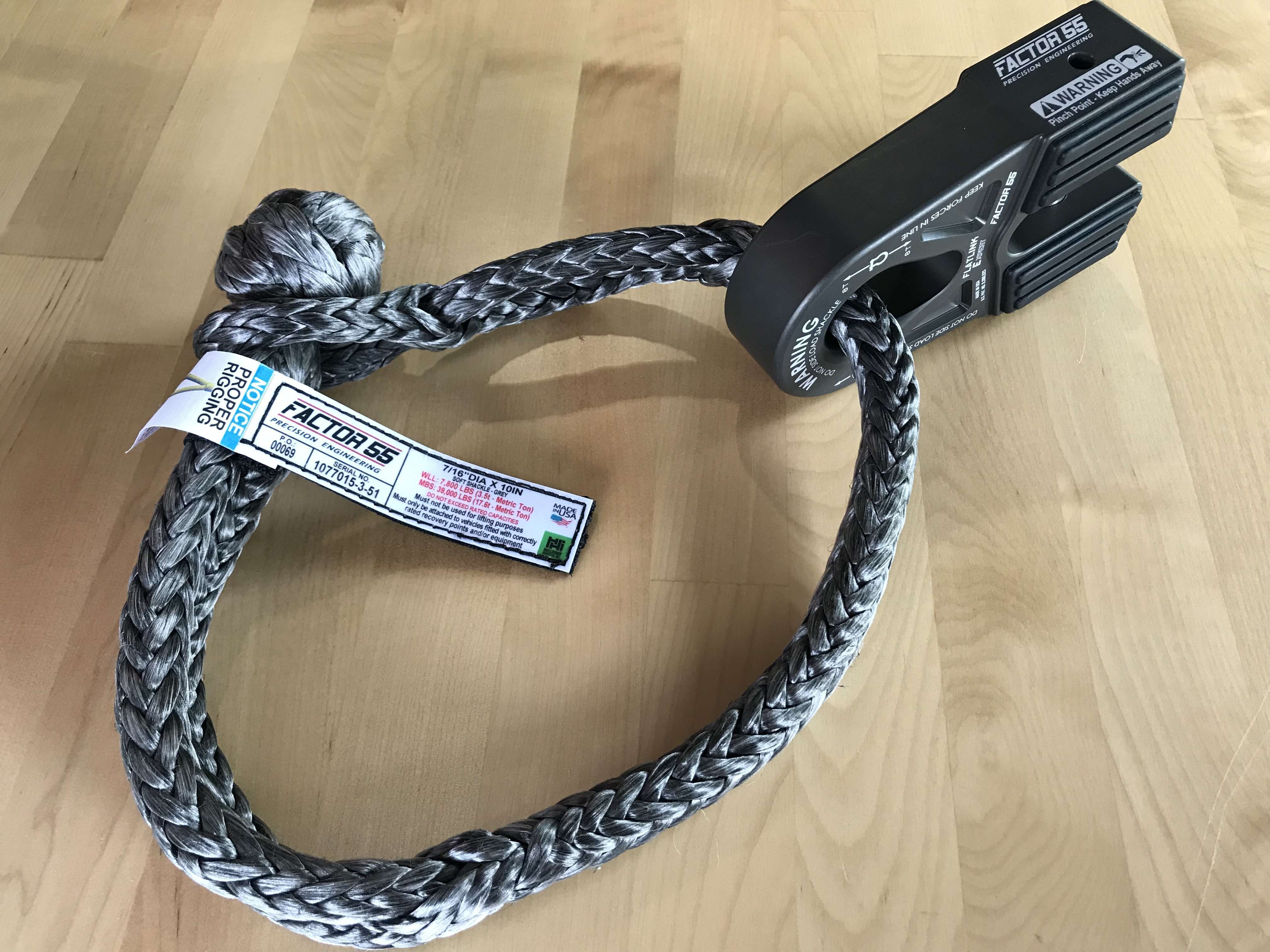 Factor 55 00074 Standard Duty Tow Strap 30' x 2