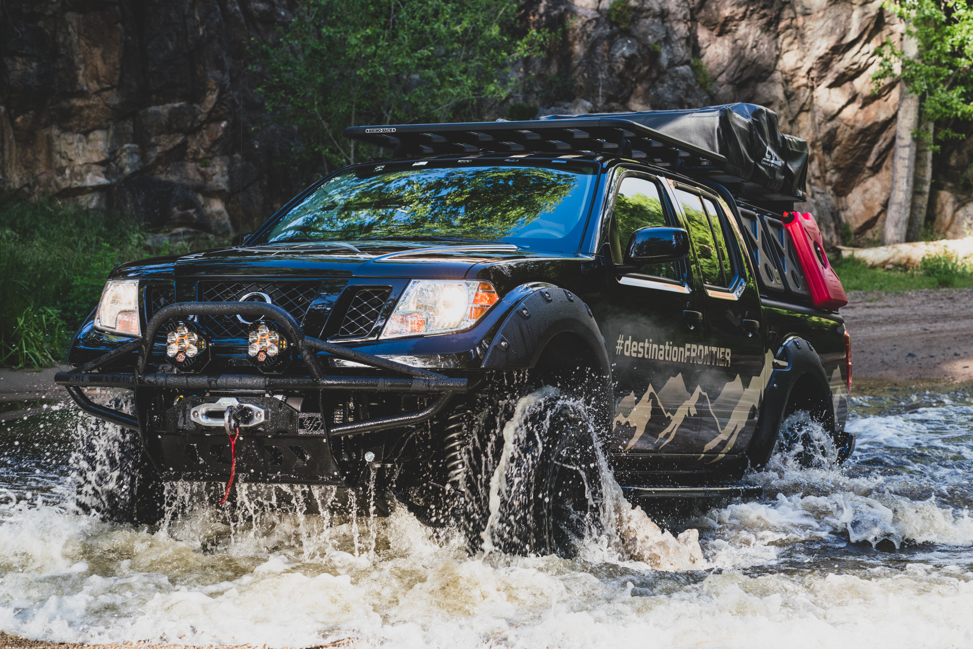 Nissan Destination Frontier water