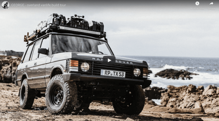 Range Rover Rv 2,000 Hours and a Custom Camper Interior Might Make This The Coolest ...