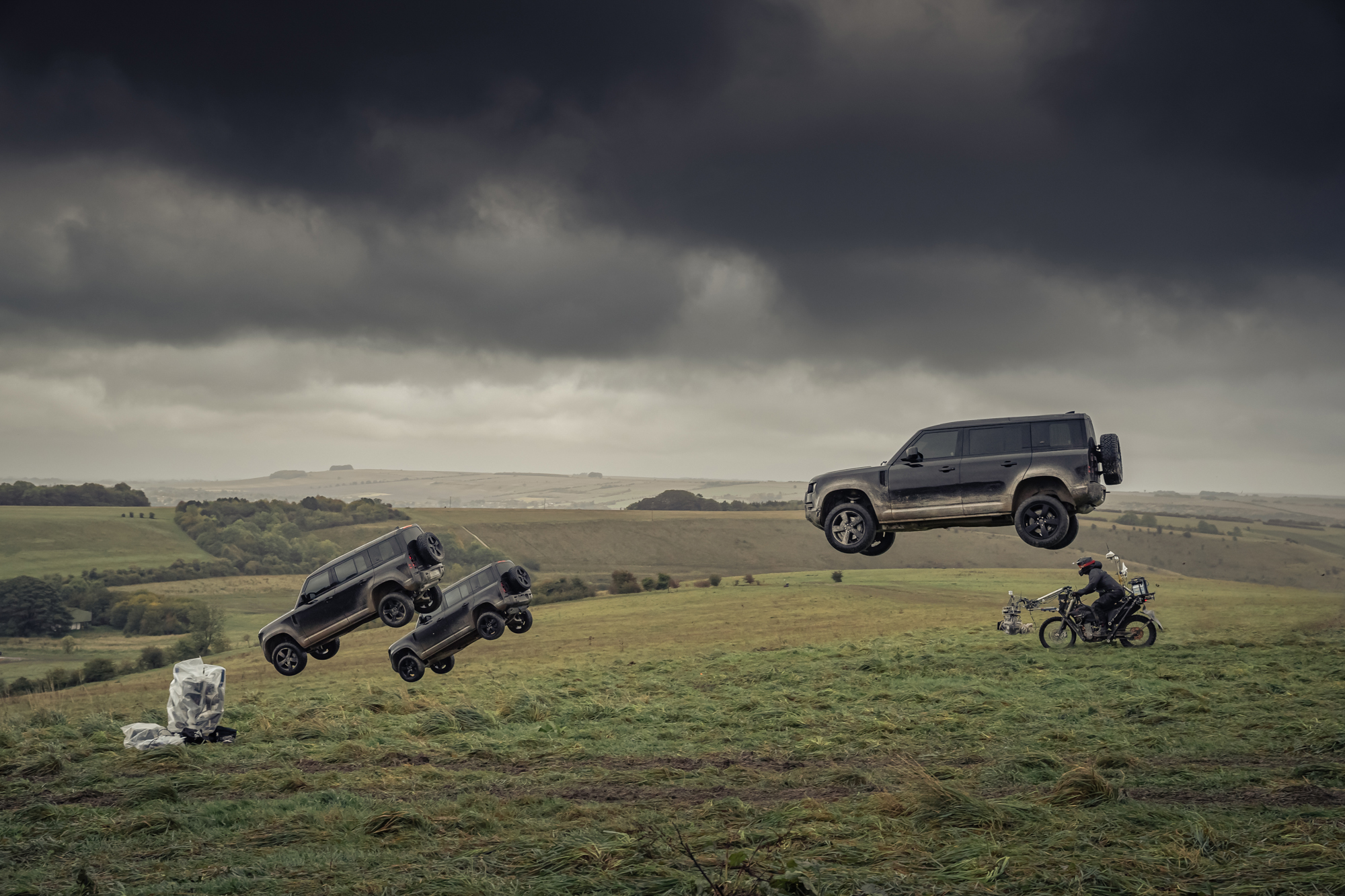 The Full Video of James Bond Crew Launching Land Rover Defenders -  Expedition Portal