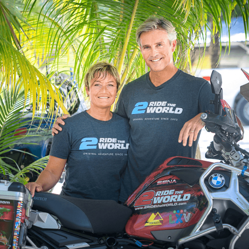 Simon and Lisa Thomas of 2RidetheWorld,