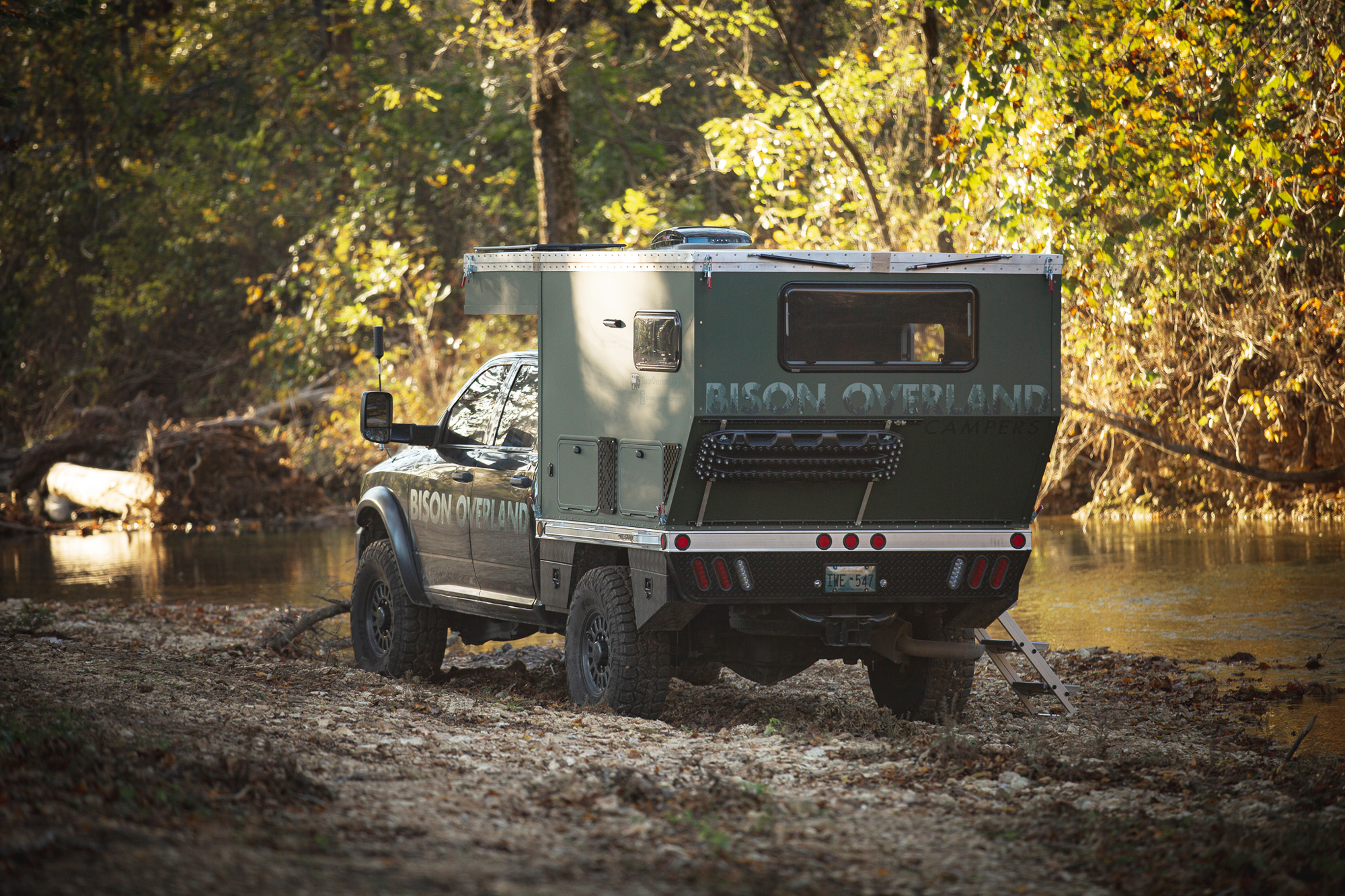 Featured Flatbed Truck Camper :: Bison Overland Space Wrangler