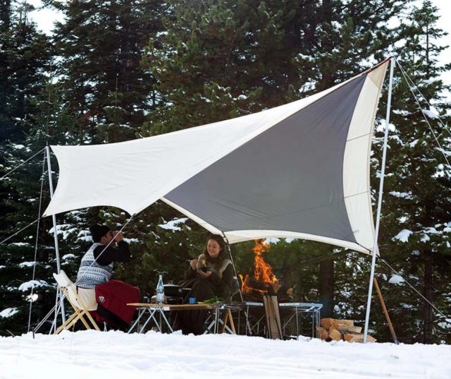 snow peak takibi tarp overland news of the week