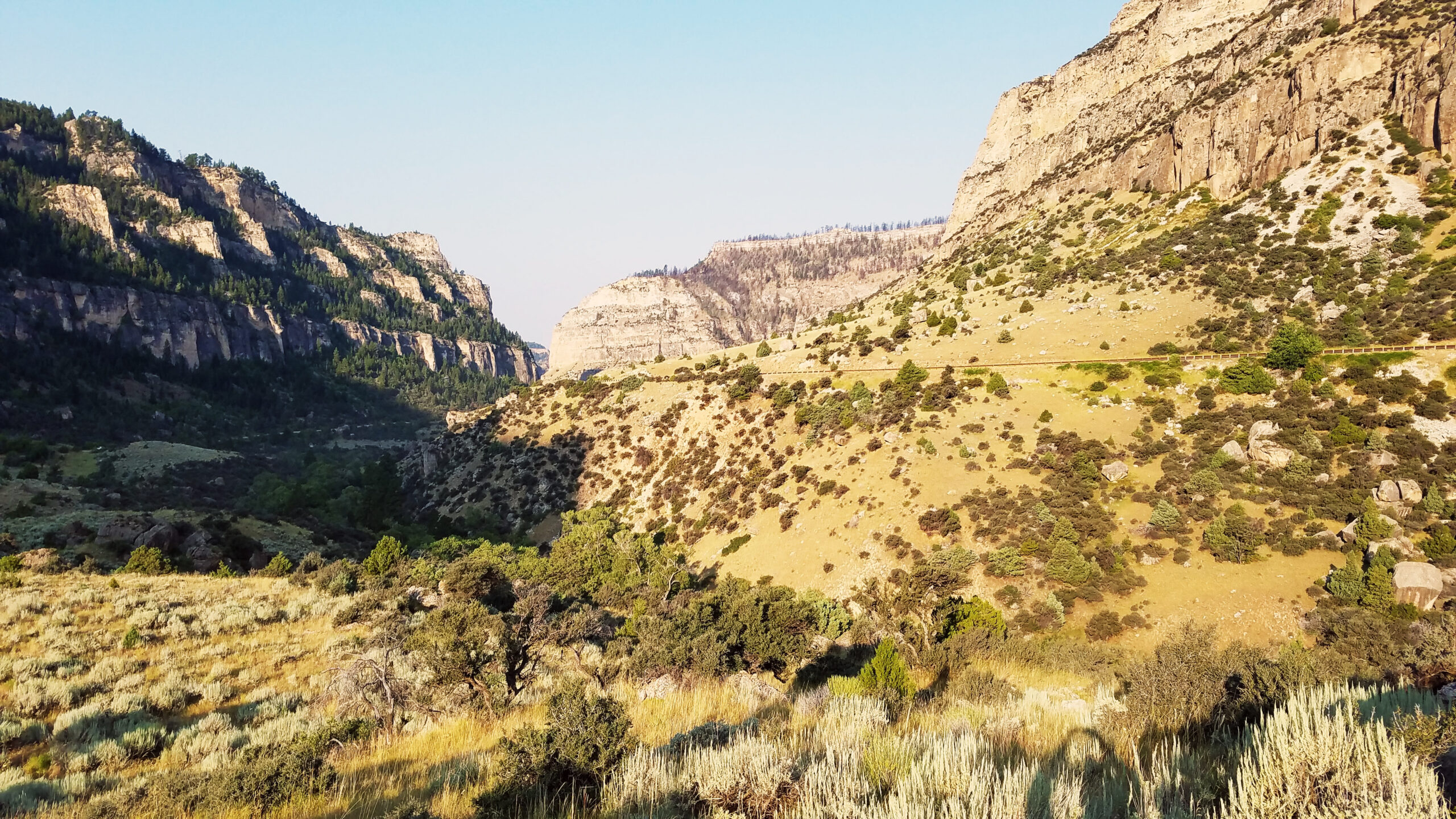 road along wyoming BDR