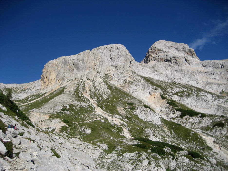 mount triglav seen from a distance