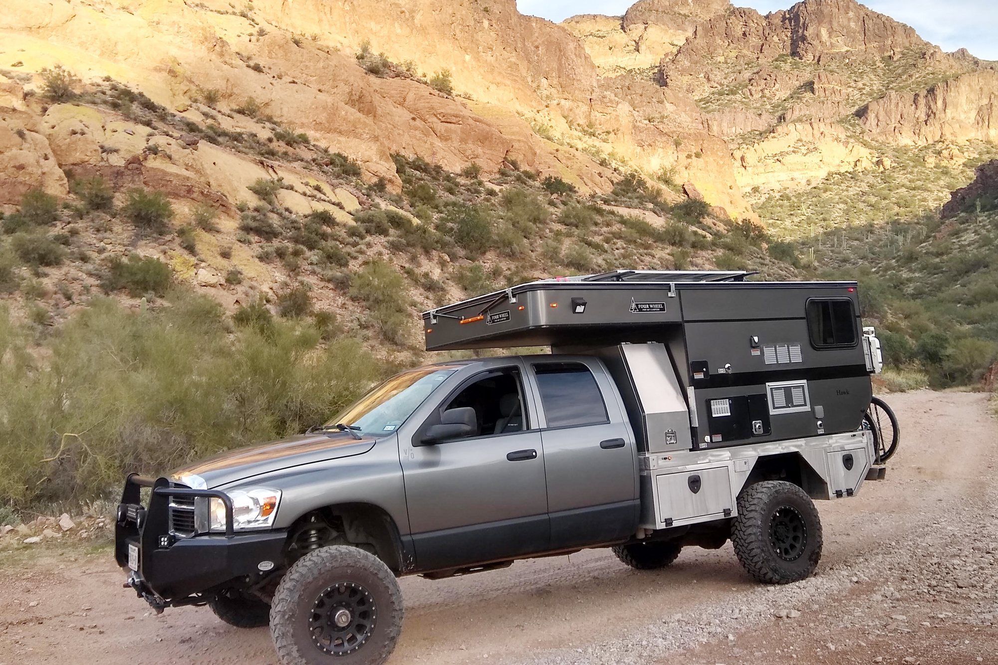 Overland Classifieds :: 3500 Diesel w/ FWC Hawk Flatbed - Expedition Portal