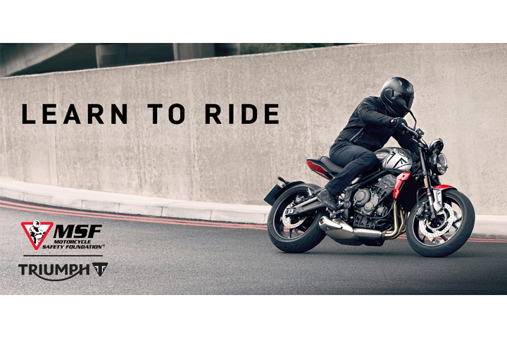 Motorcycle Safety Foundation learn to ride triumph motorcycles