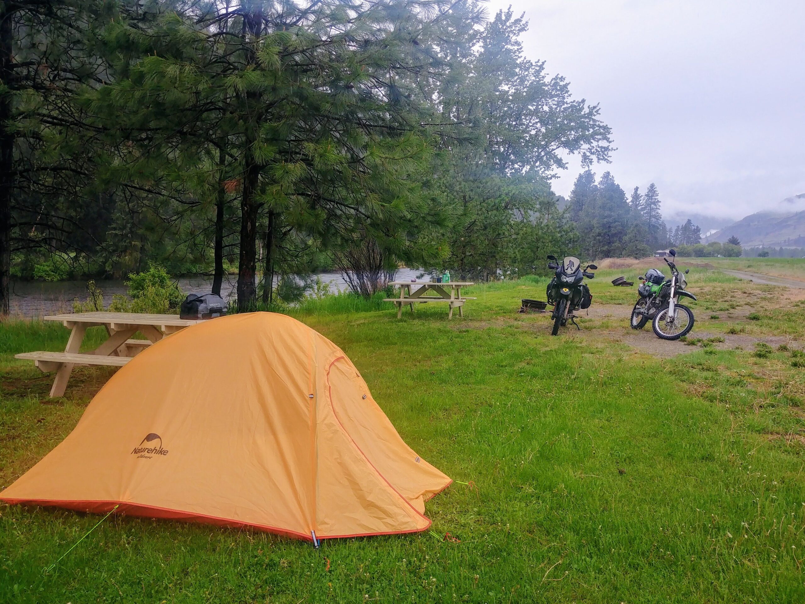 camping along canadian borer patrol route