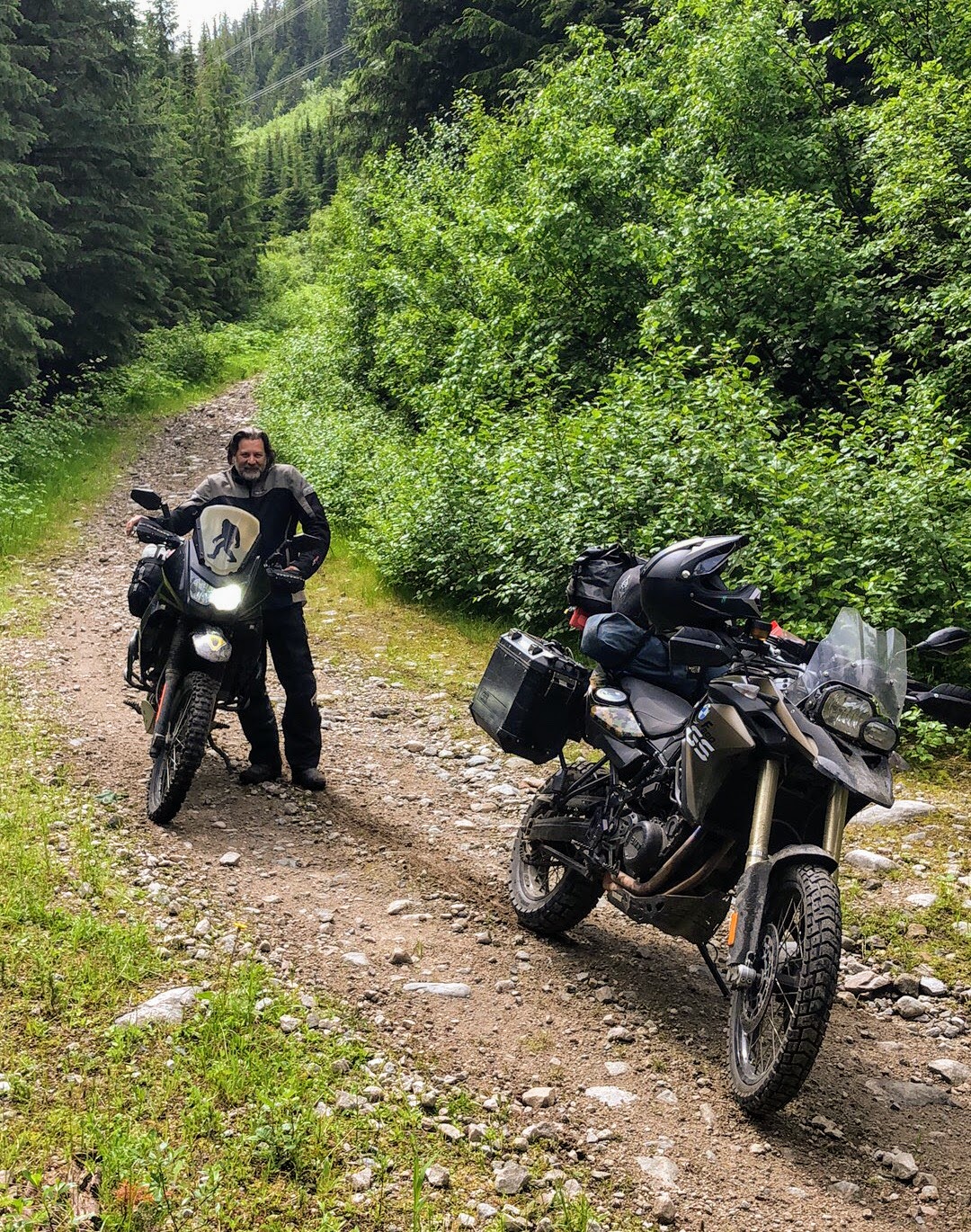 track along canadian border patrol route