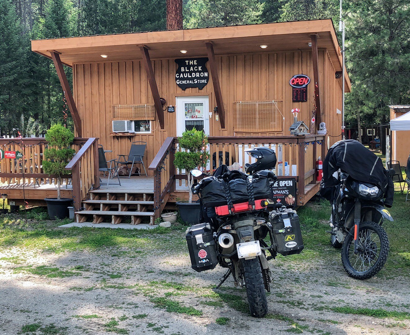 stop along the Canadian border patrol route