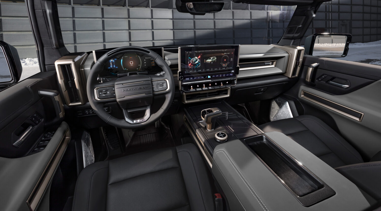 hummer ev suv interior