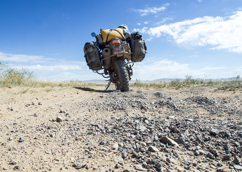 carrying extra fuel on motorcycle