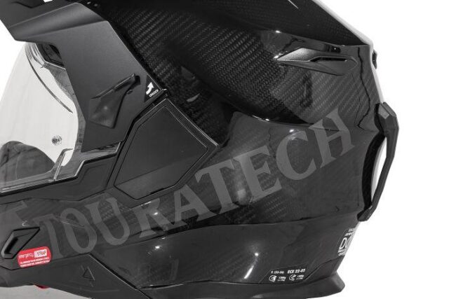 Touratech's Aventuro Carbon 2 ADV and Dual Sport helmet 2021 venting