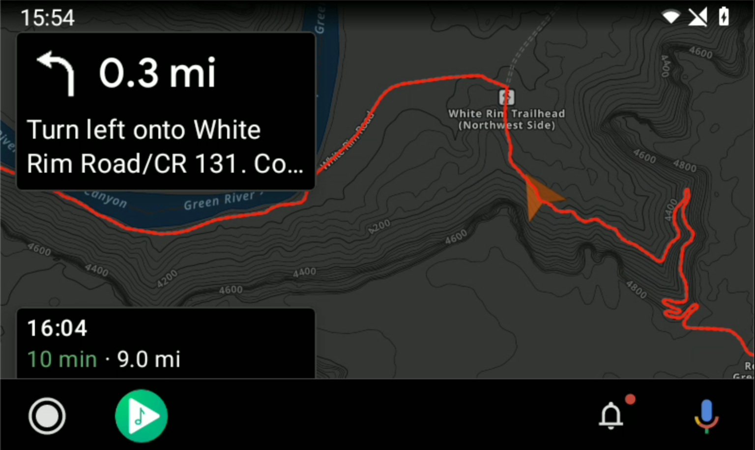 Use Gaia GPS in Your Car with Android Auto Expedition Portal