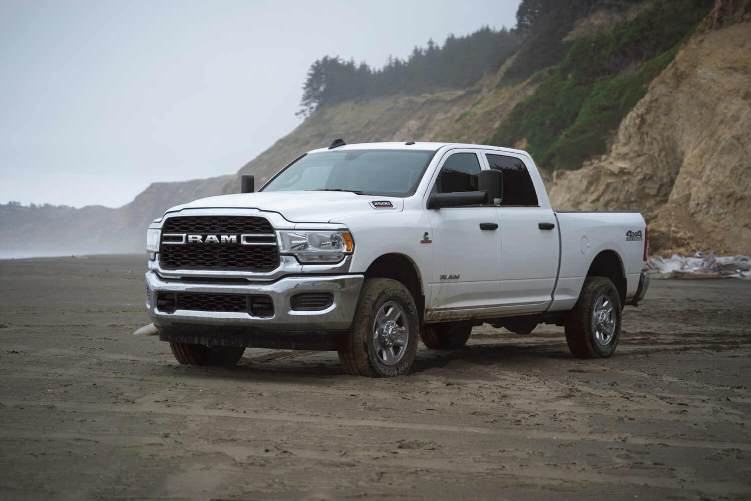 ram 2500 on beach