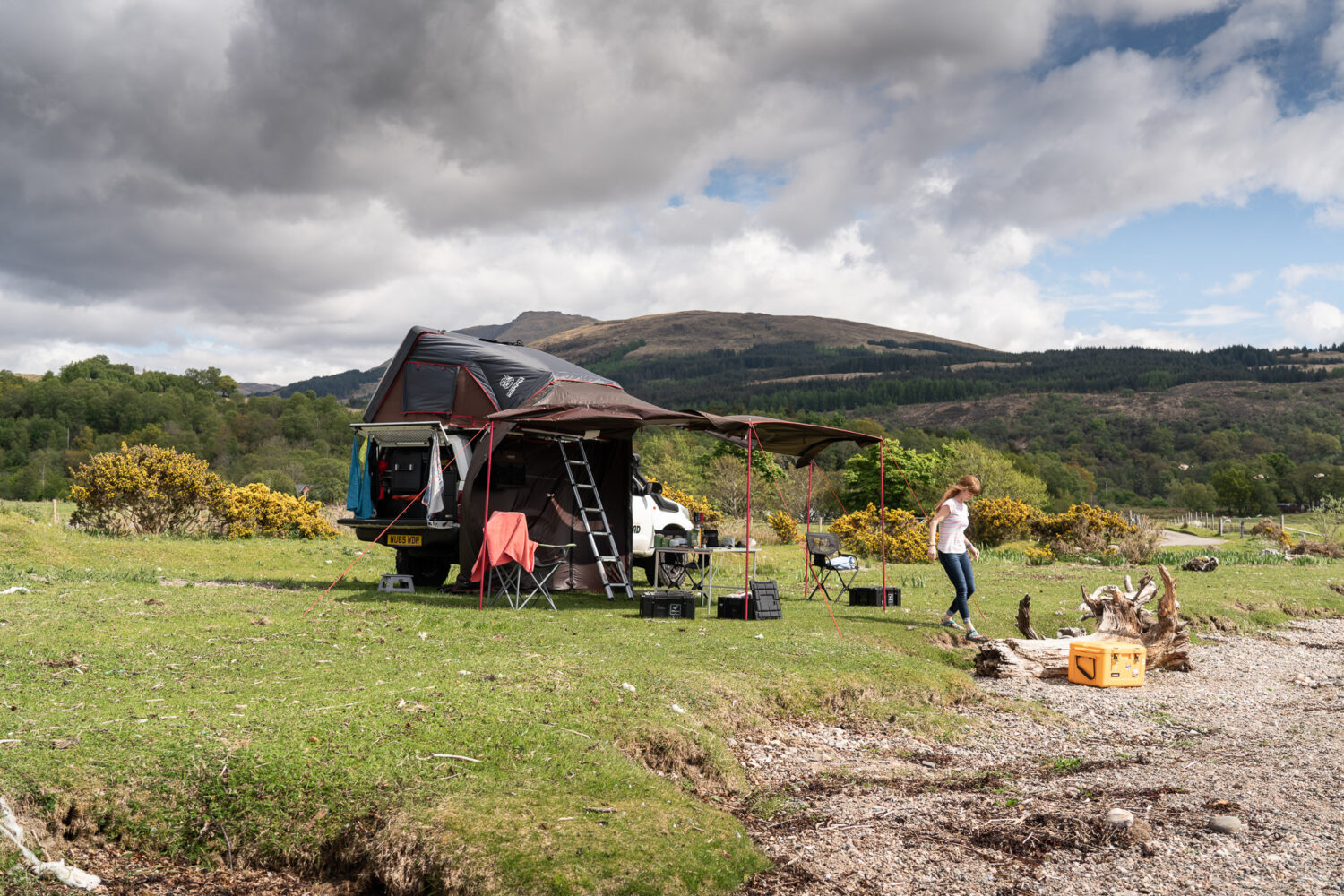 Field Tested Improved Ikamper Skycamp 2 0 Rooftop Tent Annex S Awning And Hc Steps Expedition Portal