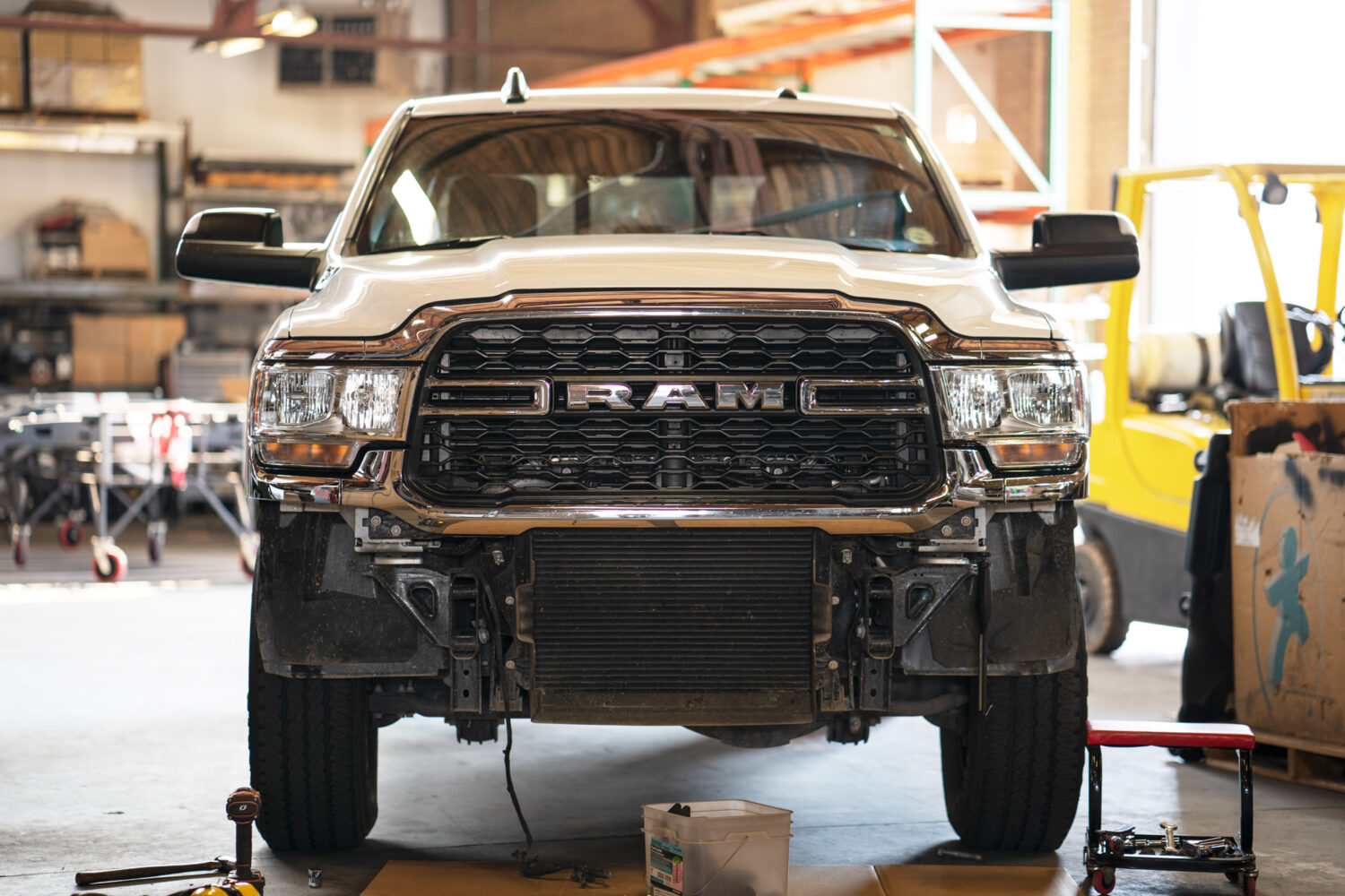 Ram 2500 aftermarket bumper installation