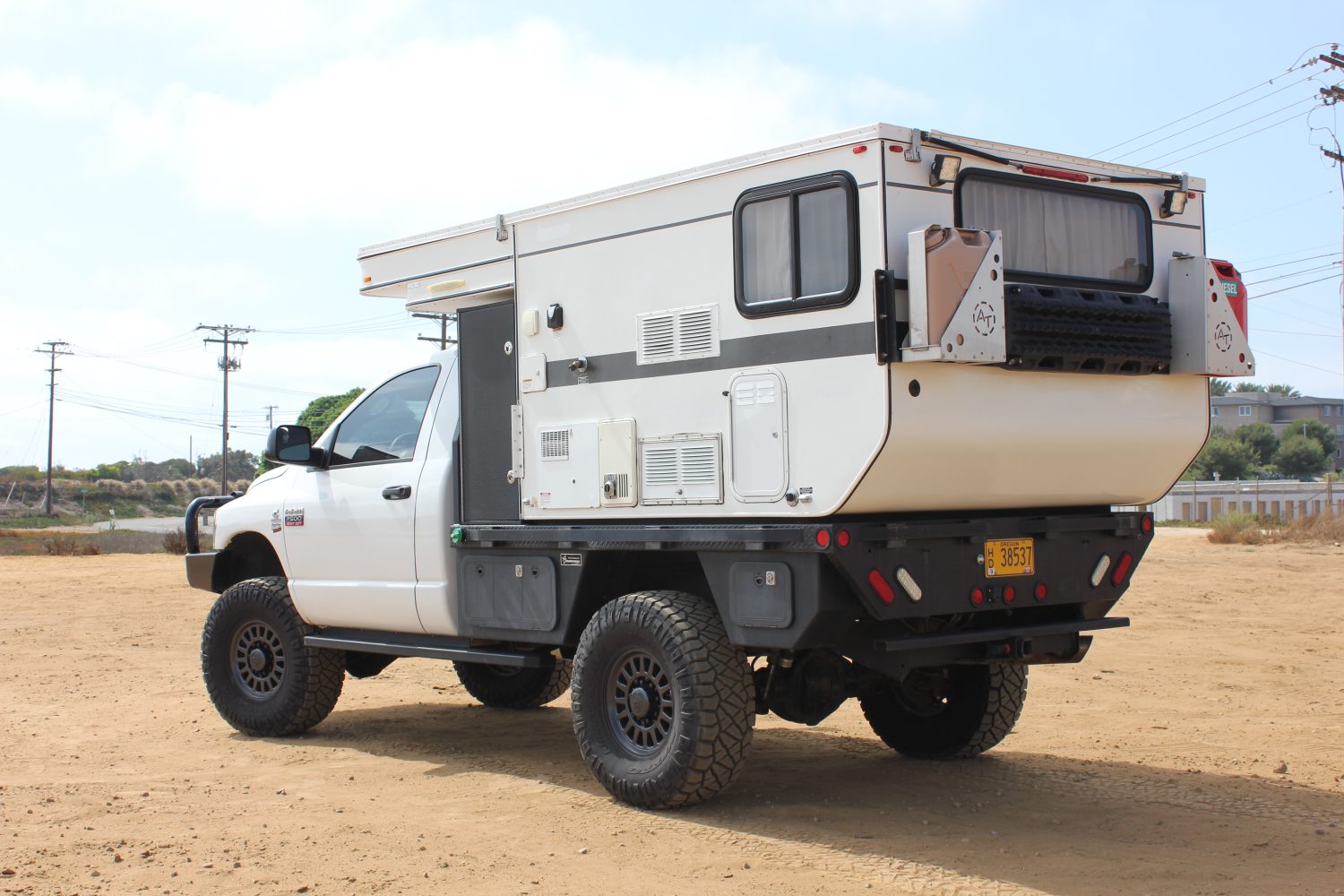 2008 Dodge Ram 2500 4x4 with 2015 FWC Hawk Flatbed