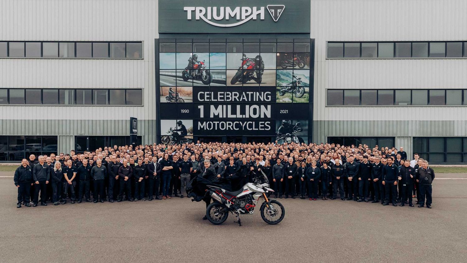 one millionth triumph motorcycle