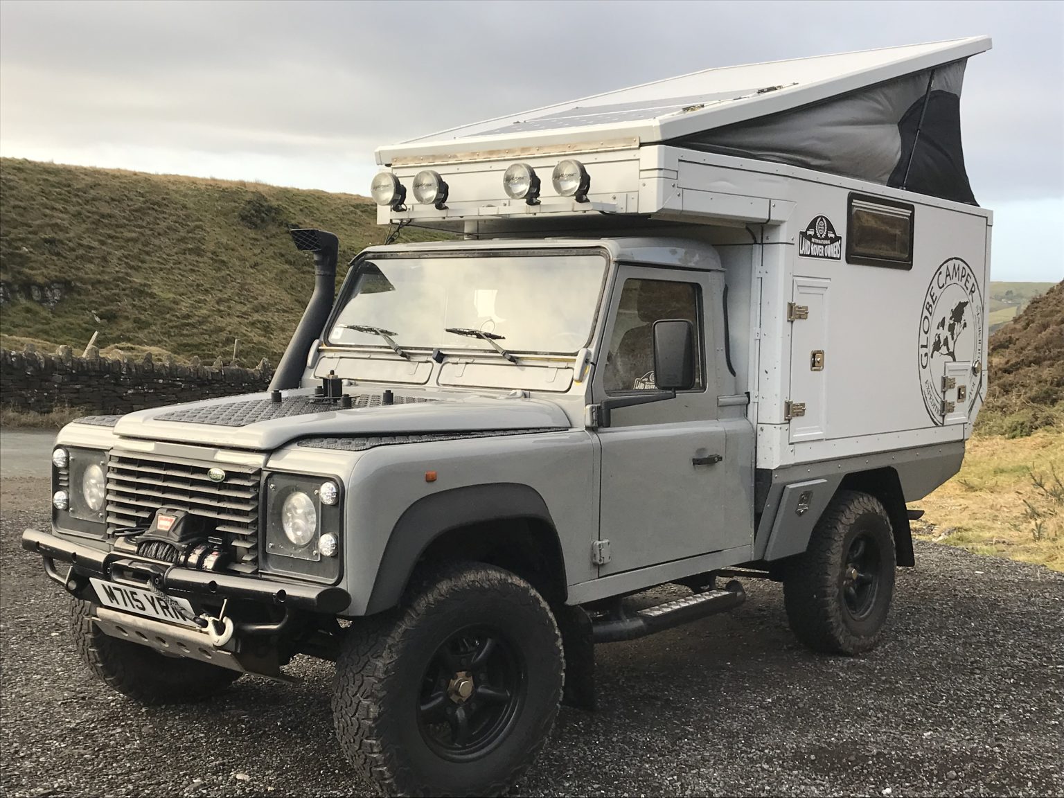 Overland Classifieds :: 1994 Land Rover Defender 110 w/Globe Camper ...