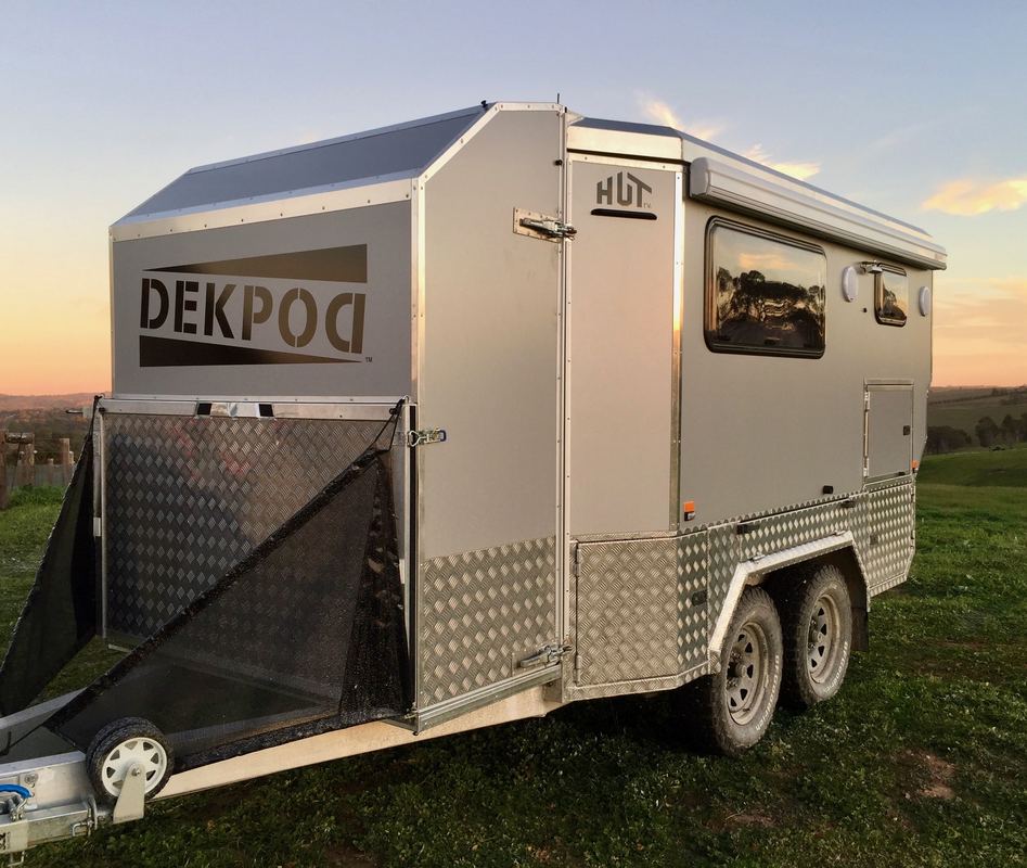 hutrv dekpod camper trailer