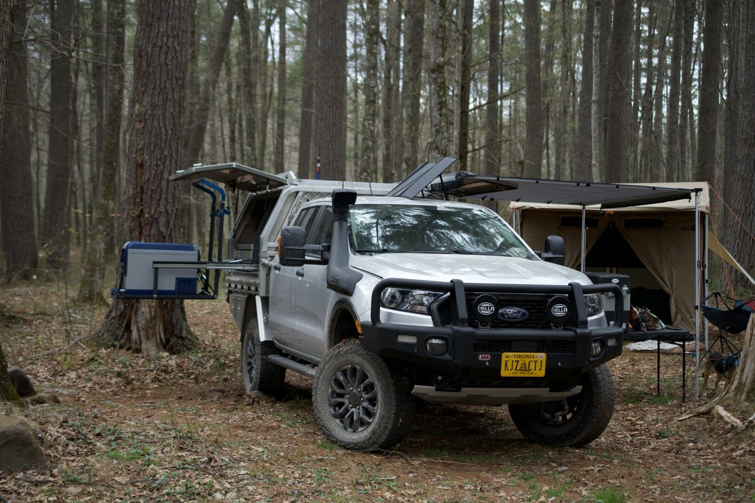 Overland Classifieds 2019 Ford Ranger with Norweld Tray and Canopy