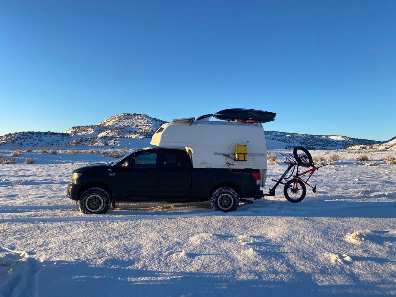 Toyota Tundra Self-Built SpaceKap Diablo Camper Conversion