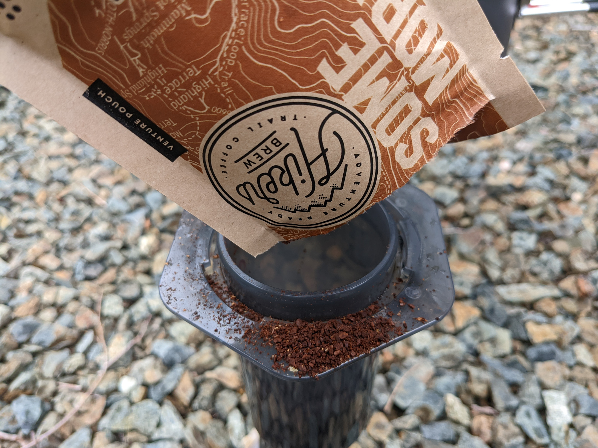 hikers brew coffee