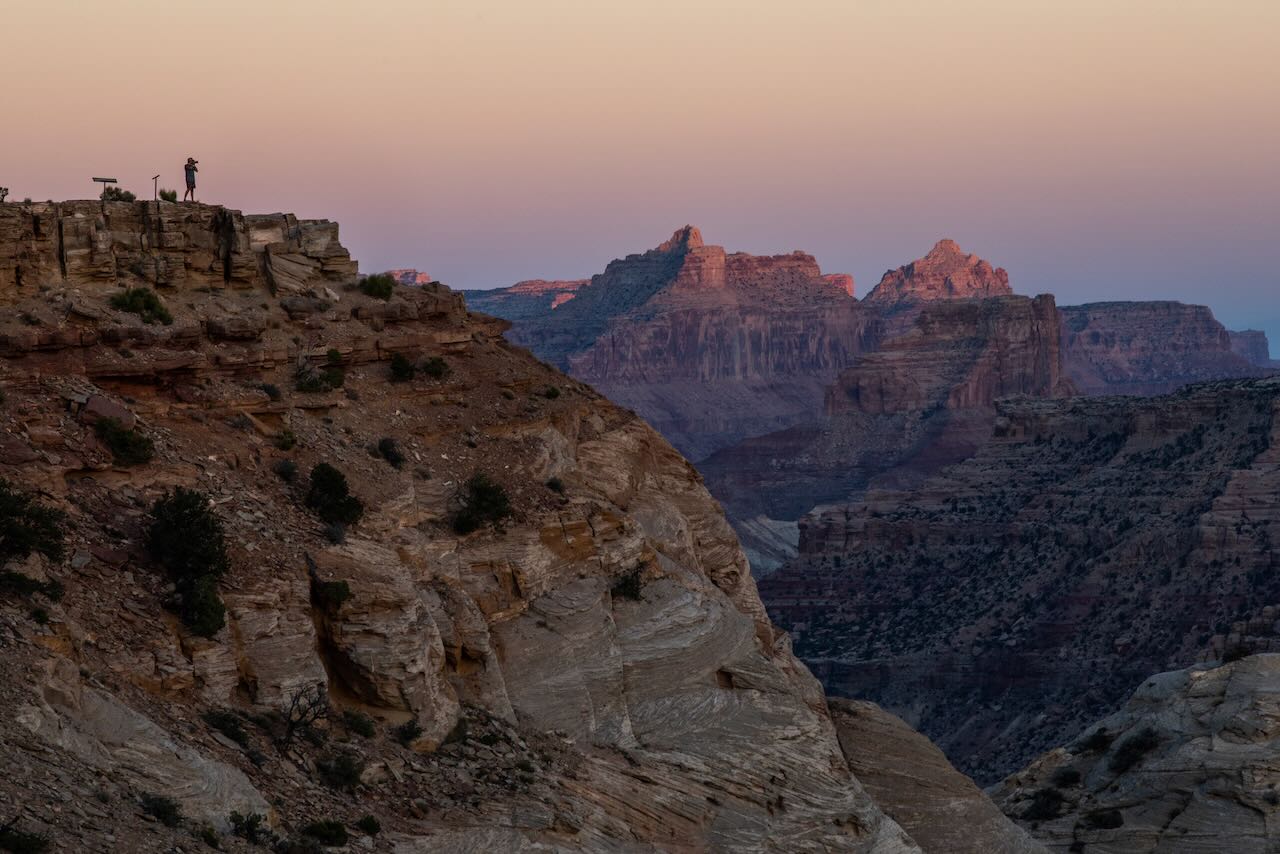 Overlooking the Little Grand Canyon and peeking into Buckhorn Draw