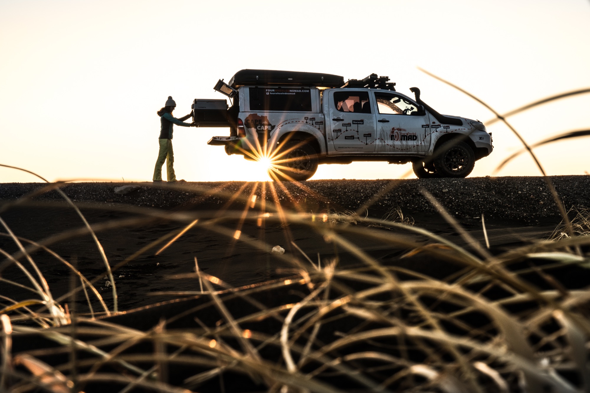 Lisa Morris and Jason Spafford Toyota HiLux