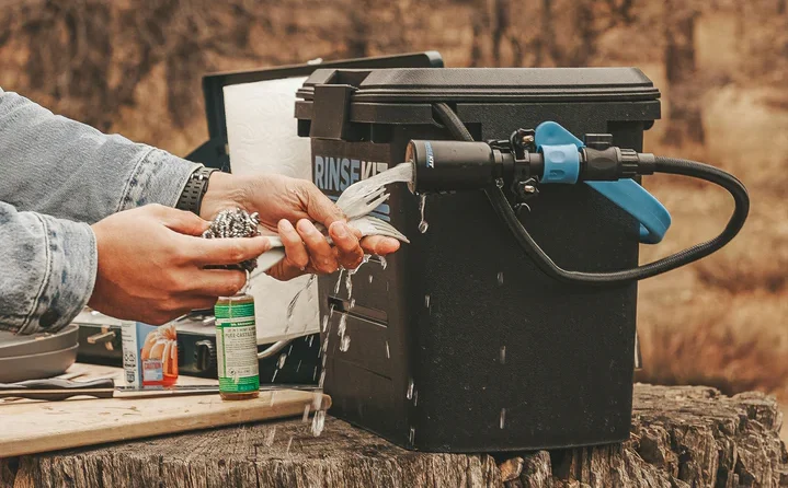 DIY Off Grid Bucket Shower 