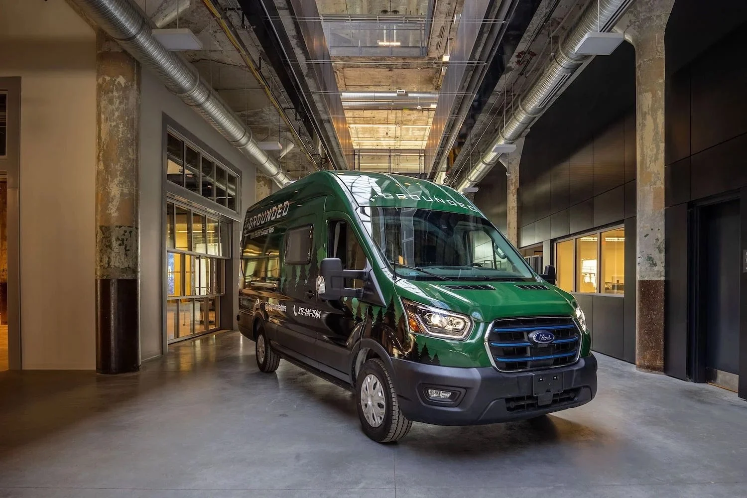 Grounded G1 Ford E-Transit RV