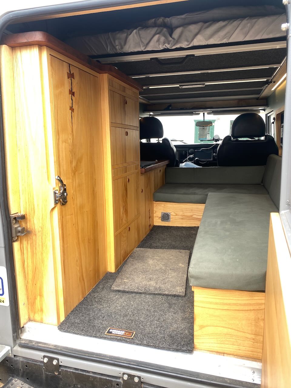 Sonoran Rovers Land Rover Defender 110 interior