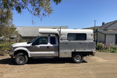 Ford F-250 with Alaskan camper