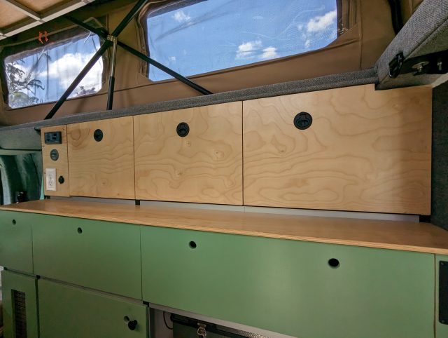 Ford Transit camper interior