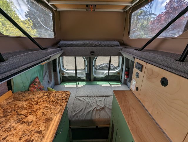 Transit camper interior